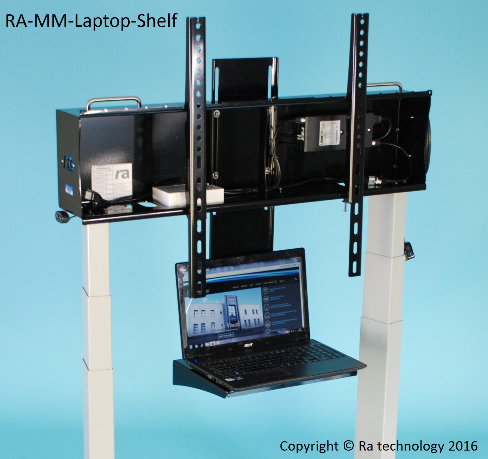 RA Media Mate Adjustable Laptop Shelf